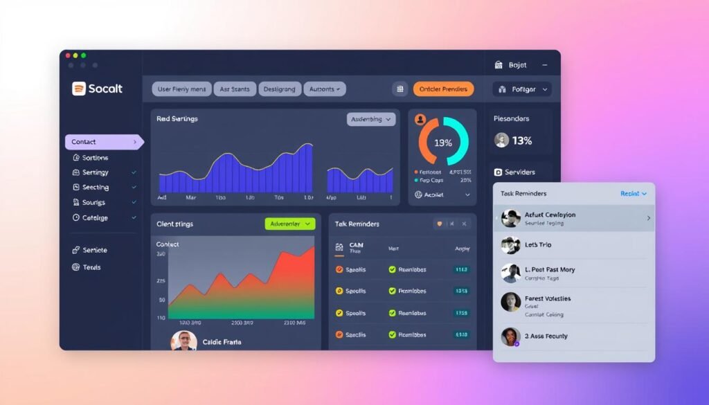 CRM Software Interface