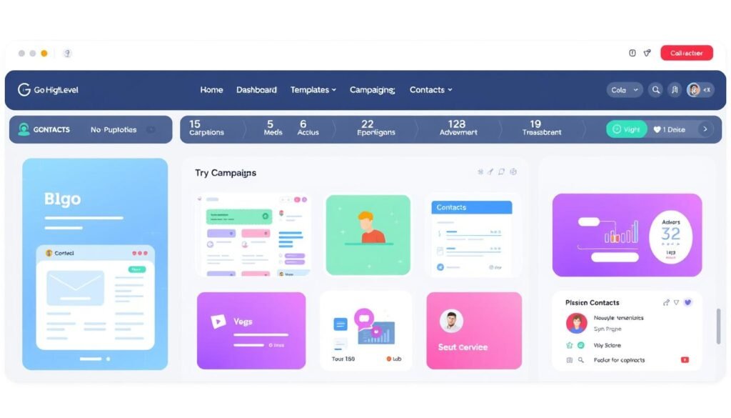 Go High Level Platform Navigation