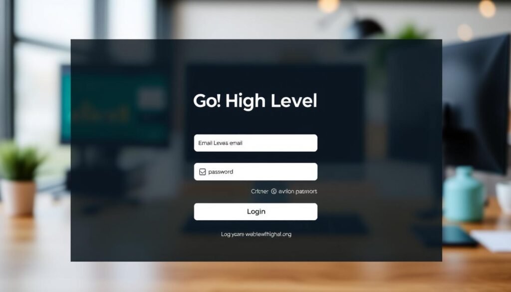 Go High Level login process