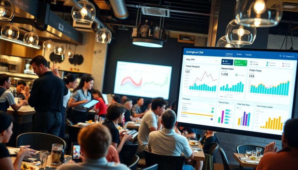 GoHighLevel CRM software in action