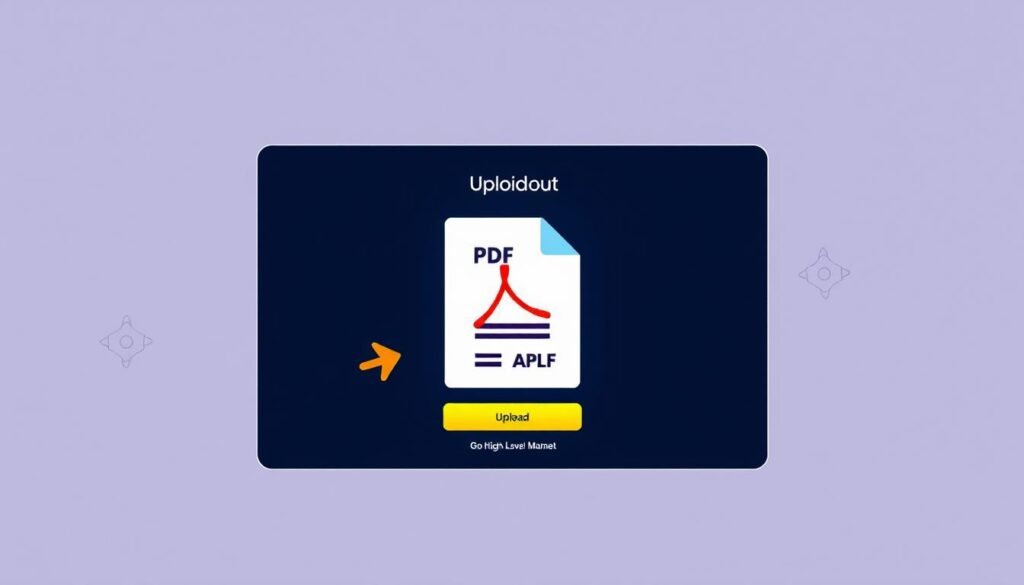 Uploading PDFs on Go High Level Platform